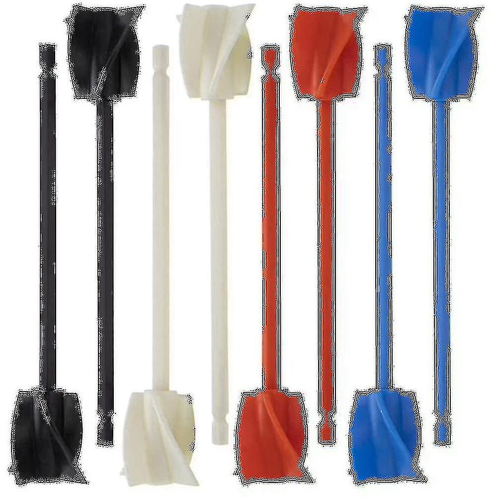 8pcs Resin Mixer Paddles, Epoxy Mixer Attachment For Powerful Mixing, Reusable Paint Mixer, Paint S