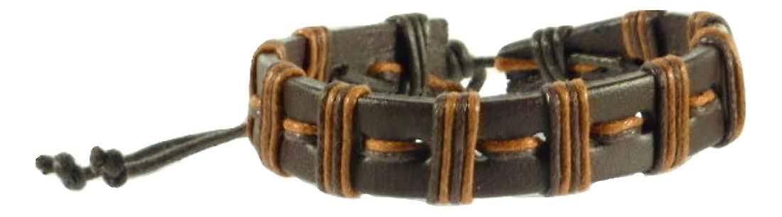 Bracelet 100% Leather Model 605 from TICKITIBOO by Pashmina & Silk