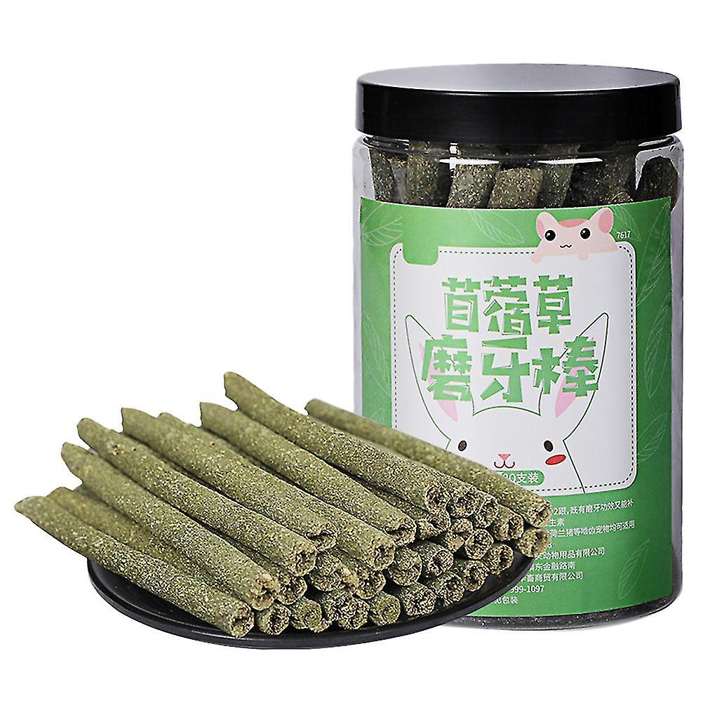 20pcs Pet Snacks Oat Grass Tasty Molar Rod For Squirrel Hamsters Rabbit