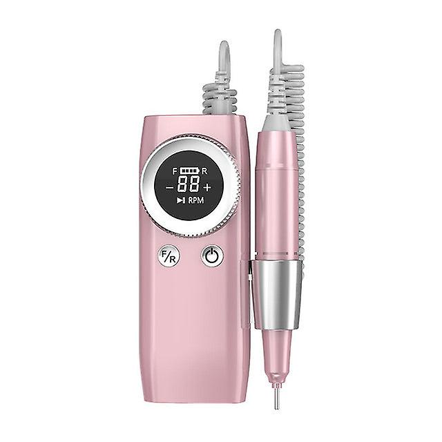 New Nail Drill Manicure Machine Rechargeable Electric Nail Sander With Pause Mode Nails Lathe Gel Cutting Remove Tool