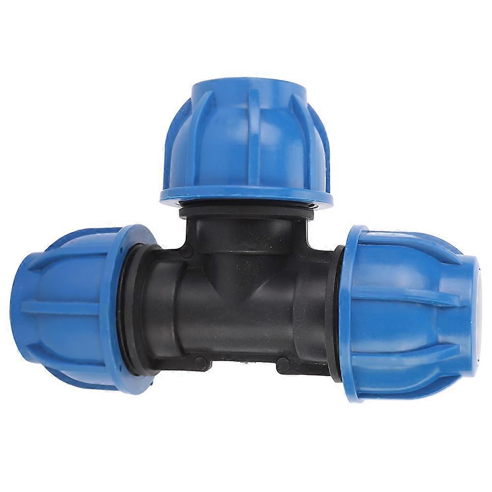 PE plastic pipe fittings, 32mm tee connector for pipe connection