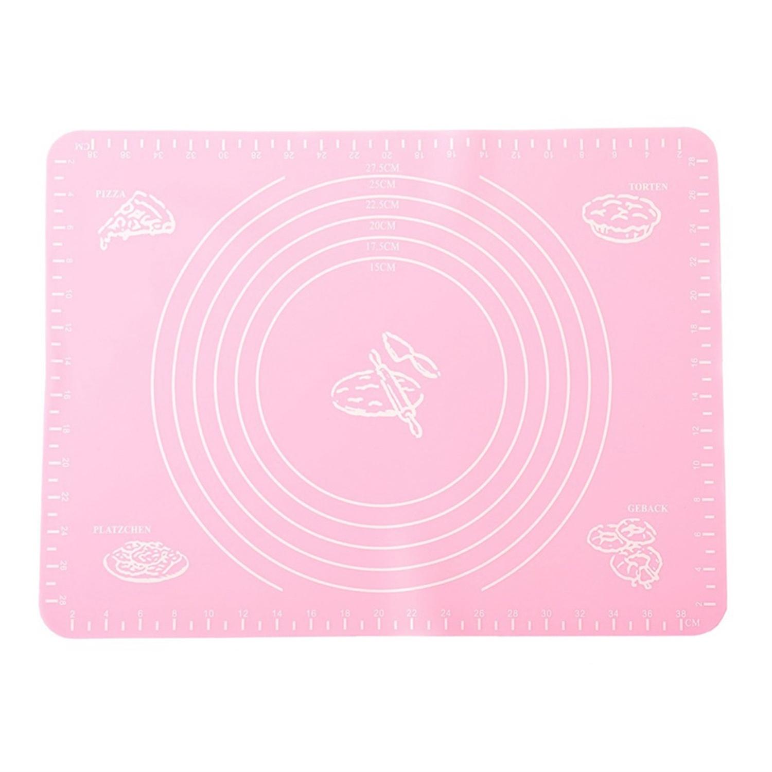 ZHOUBA Dough Mat Convenient to Use Recyclable Low Viscidity Kitchen Rolling Mat for Cookies