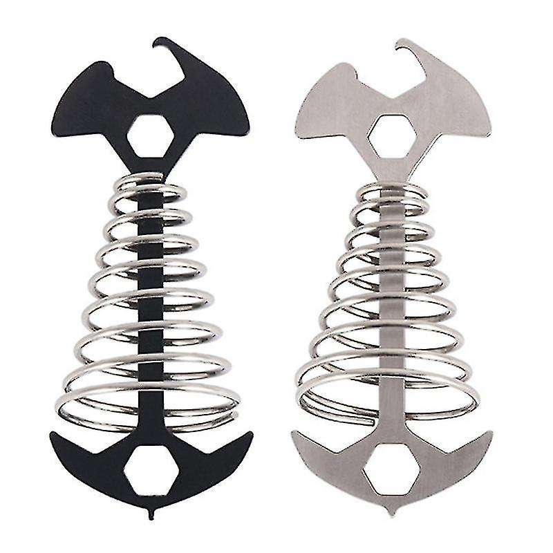 2pcs Fish Bone Tent Stakes Pegs SXQ