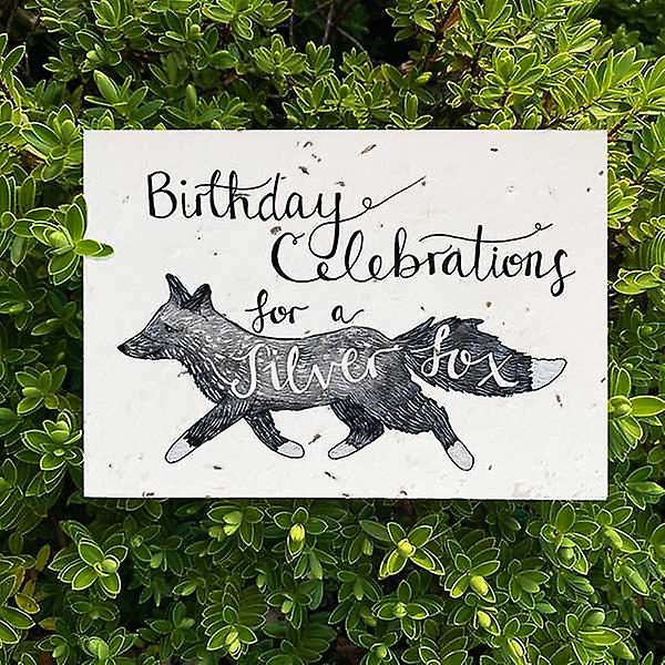 Silver Fox - Plantable Wildflower Card