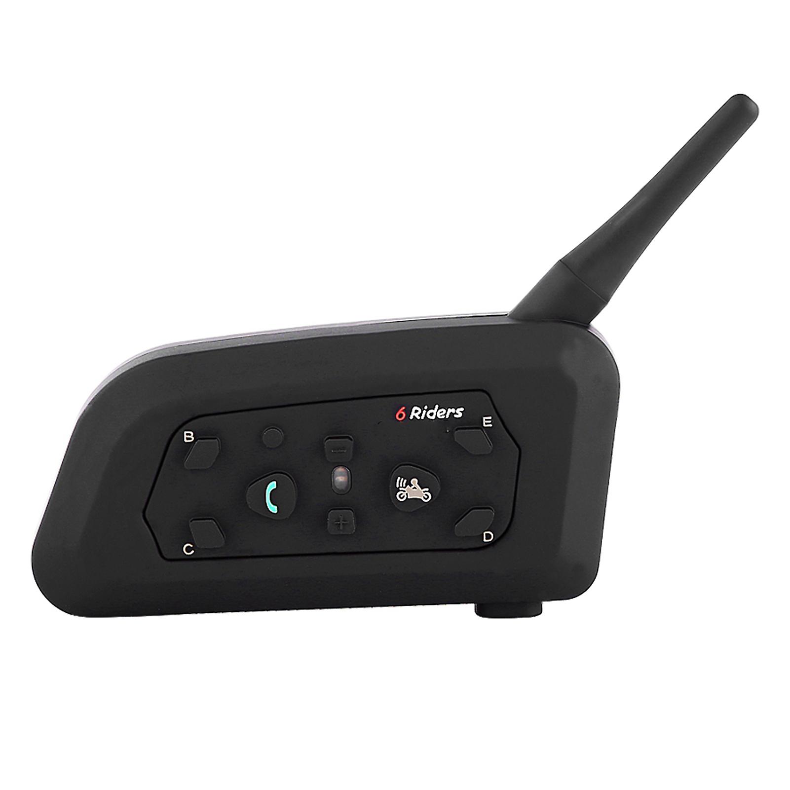 Motorcycle Interphone,1x Bluetooth Motorcycle Helmet Interphone Intercom Interphone Elevated Design
