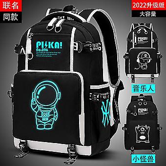New schoolbag male junior high school student backpack boys third to sixth grade children's schoolba