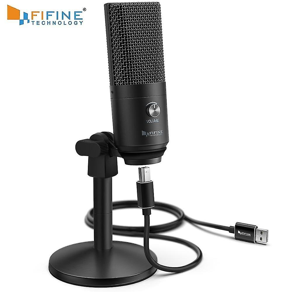 Fifine Usb Microphone For Mac/ Pc Windows,vocal Mic For Multipurpose,optimized For Recording,voice O