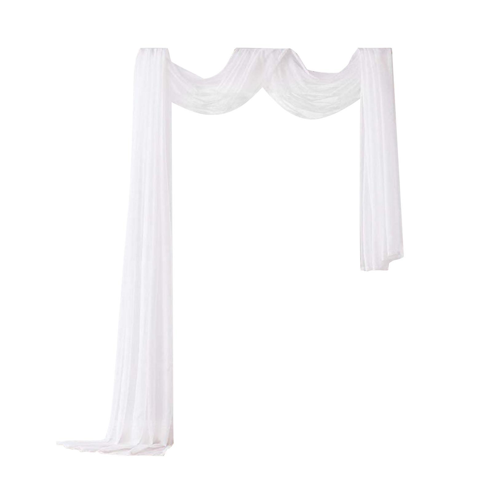 White Christmas Window Curtains Multifunctional Window Drapery for Xmas Decor