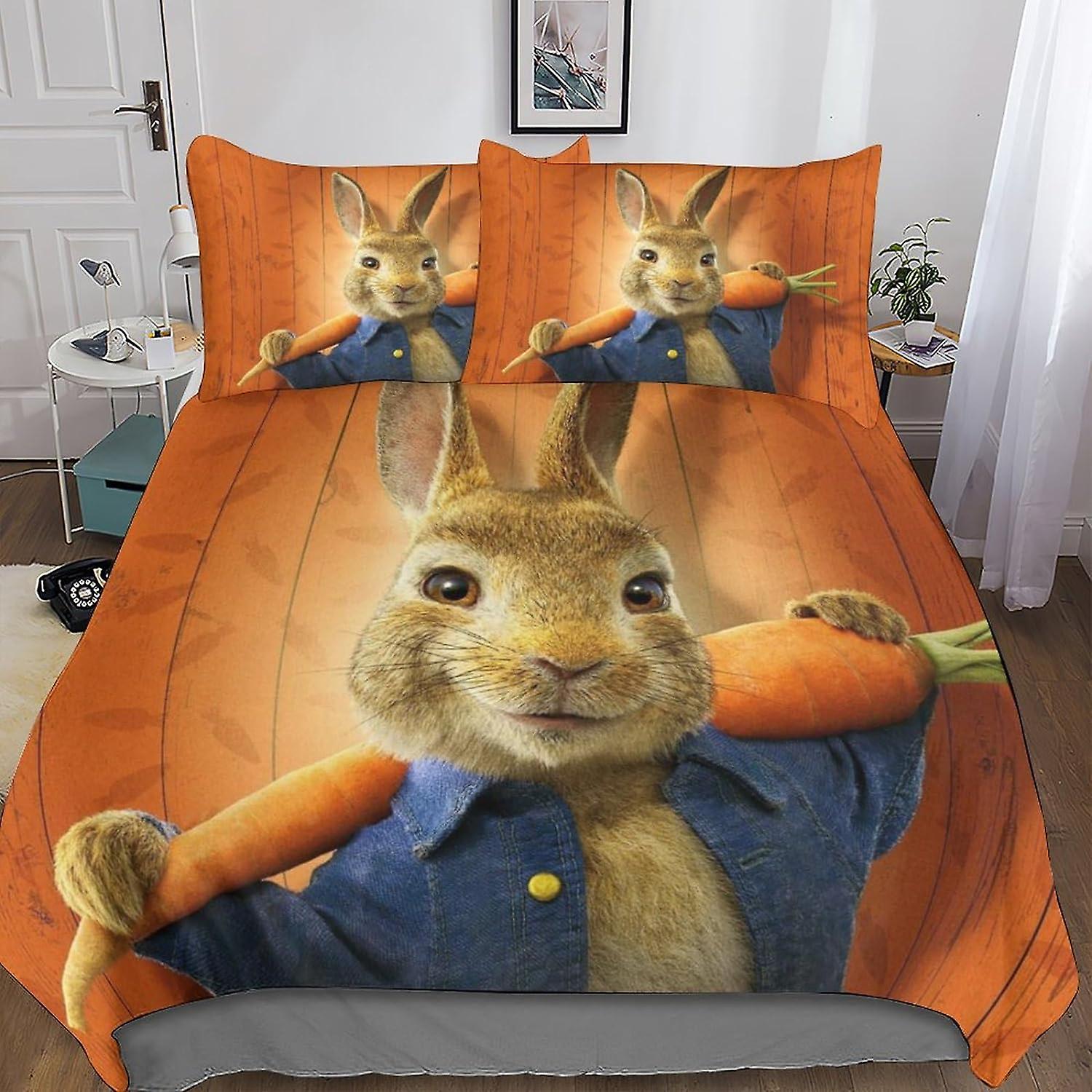 Peter Rabbit Printed Bedding Set Duvet Cover Set 3d Printed Animal - Main Image
