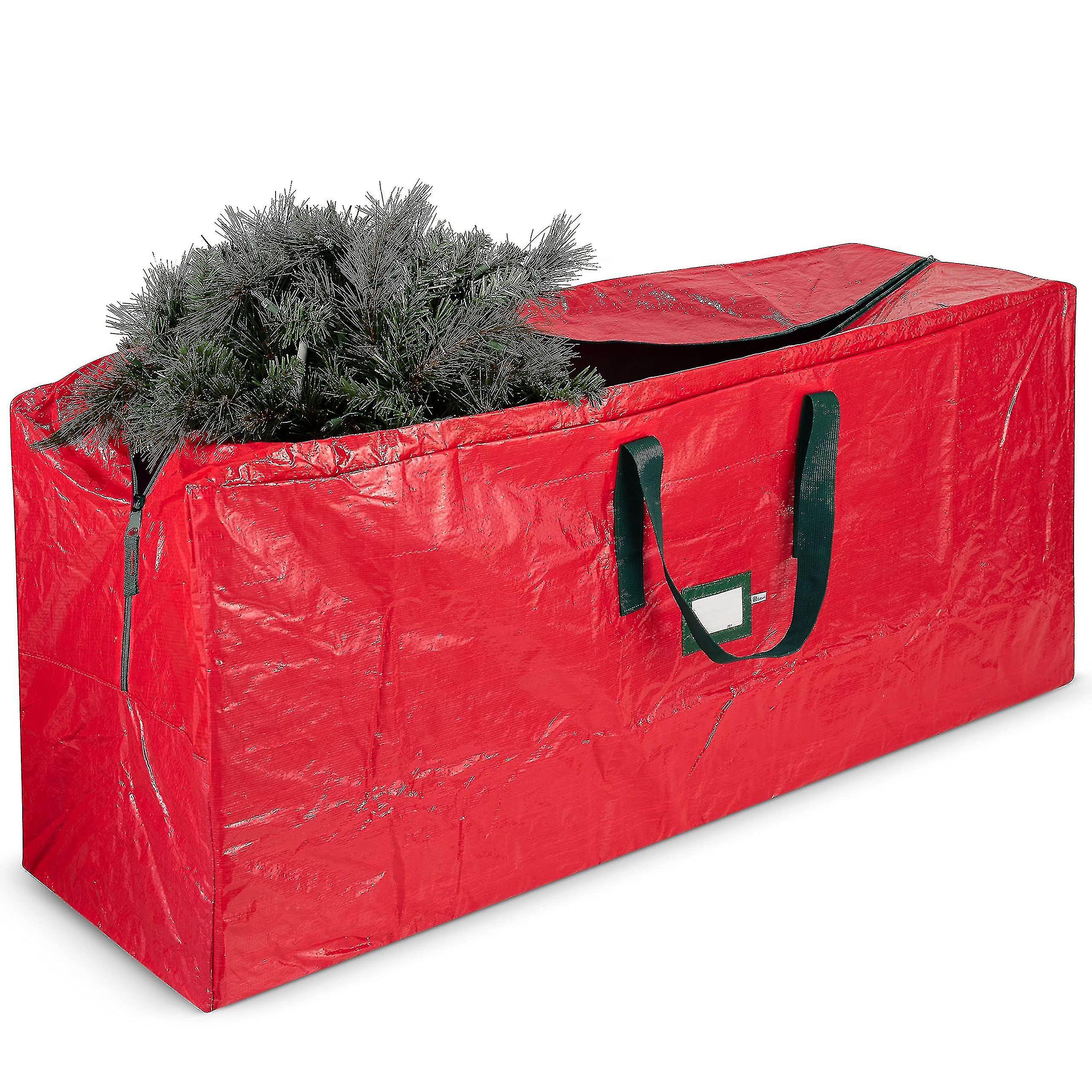 Large Christmas Tree Storage Bag - Fits Up To 9 Ft Tall Holiday Artificial Disassembled Trees With Durable Reinforced Handles Dual Zipper - Waterpro