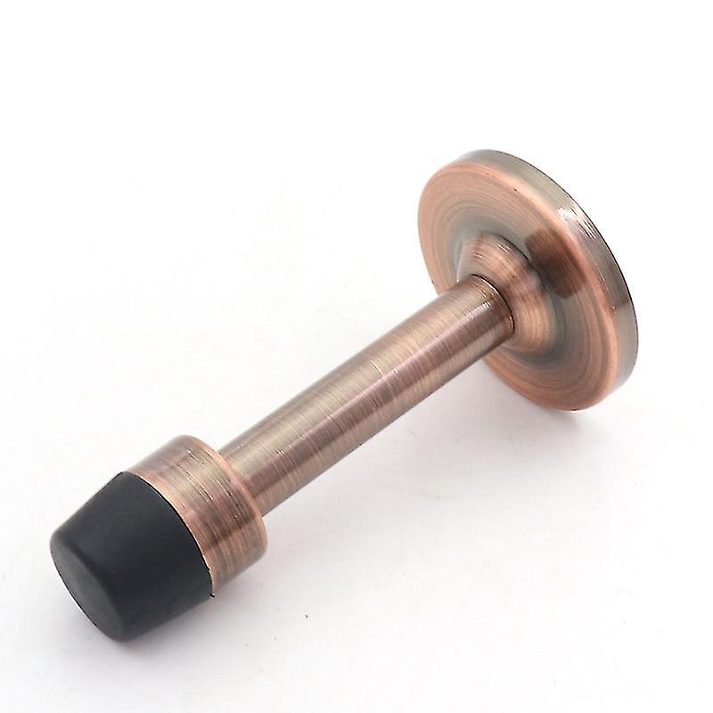 Door Stop, Heavy Duty Solid Stainless Steel Door Stop, Easy Install (Red)