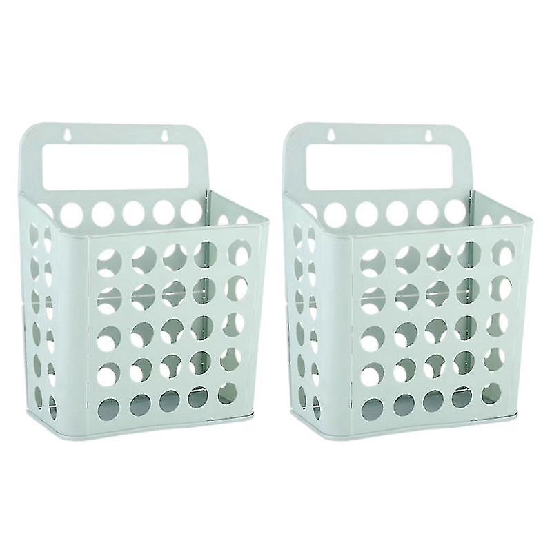 2pcs Plastic Laundry Basket