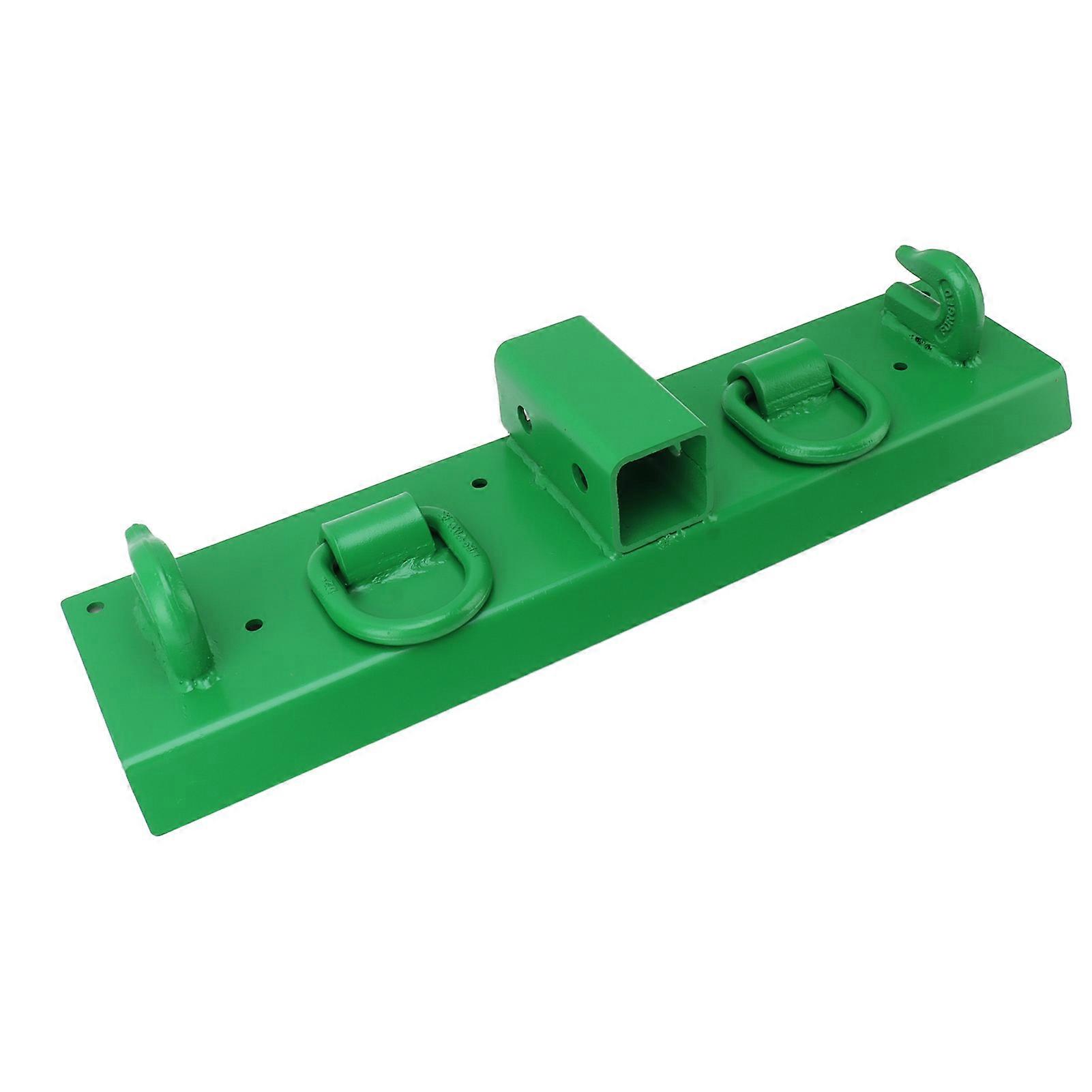 Tractor Bucket Hooks Maximum 4700lbs Bolt On Grab Hook with Receiver and 2 D Ring Shackle