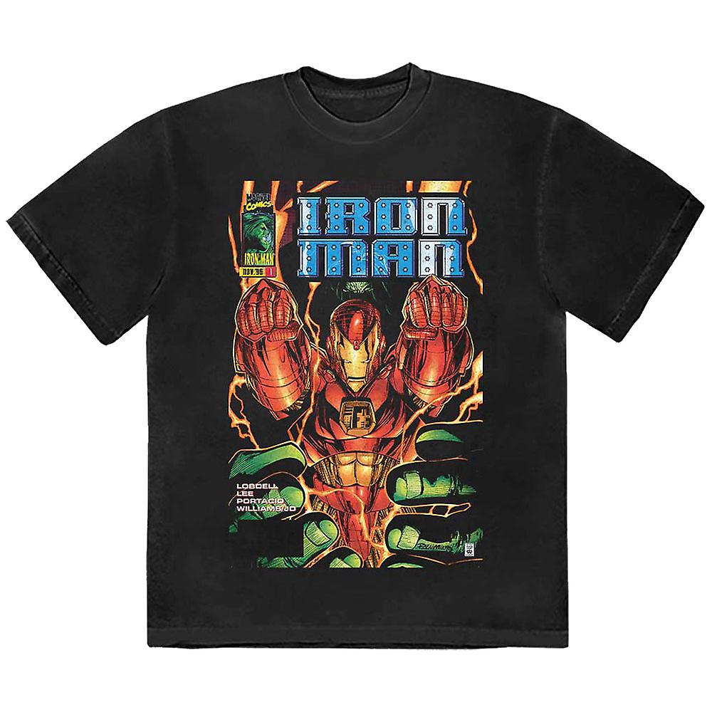 Iron Man Fist Comic Cover Marvel T Shirt