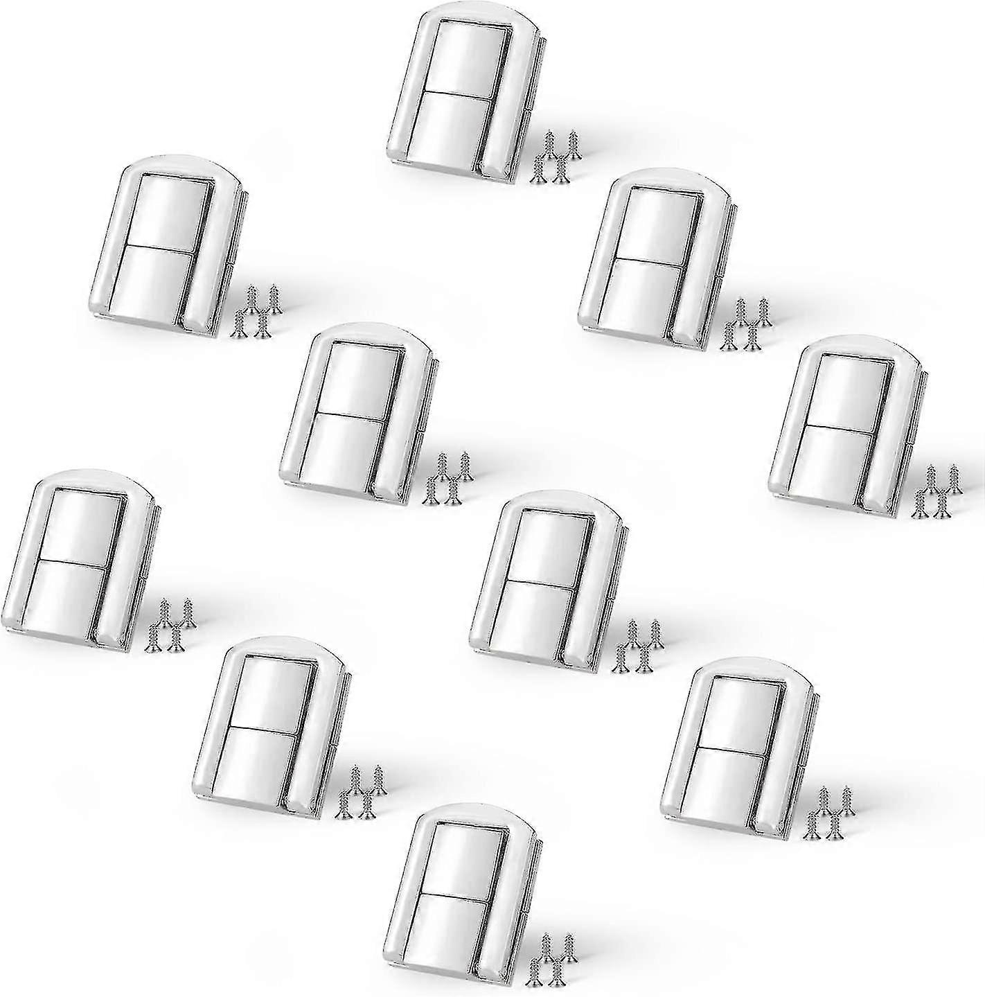 10pcs Jewelry Box Latches Clasp Box Latches Box Clasp Latch Lock Toggle Latch Latches For Cabinet,box,drawer,cabinet,lock Hasp