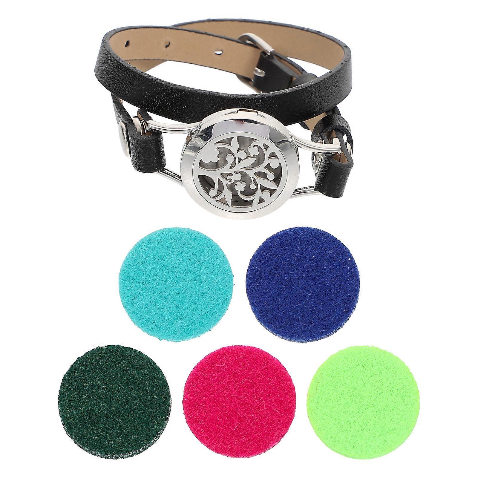 1 Set of Decorative Diffuser Bracelet Chic Aroma Bracelet Hollow-out Perfume Bracelet