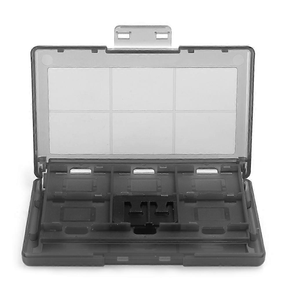 12‑in‑1 Game Card Case Anti‑dust Protective Storage Box Hard Shell Fit For Nintendo Switch(white )