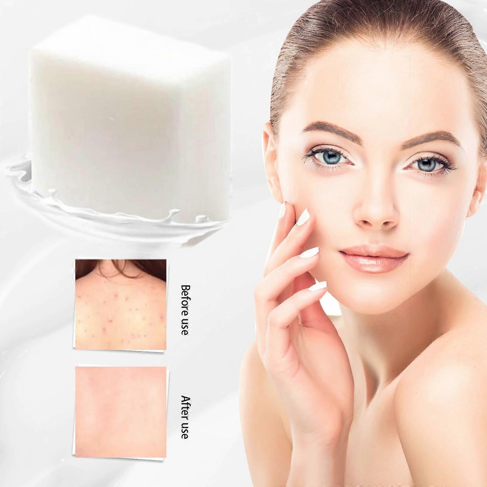 Goats Milk Brushed Wire Mesh Oil Control Cleansing And Removal Soap