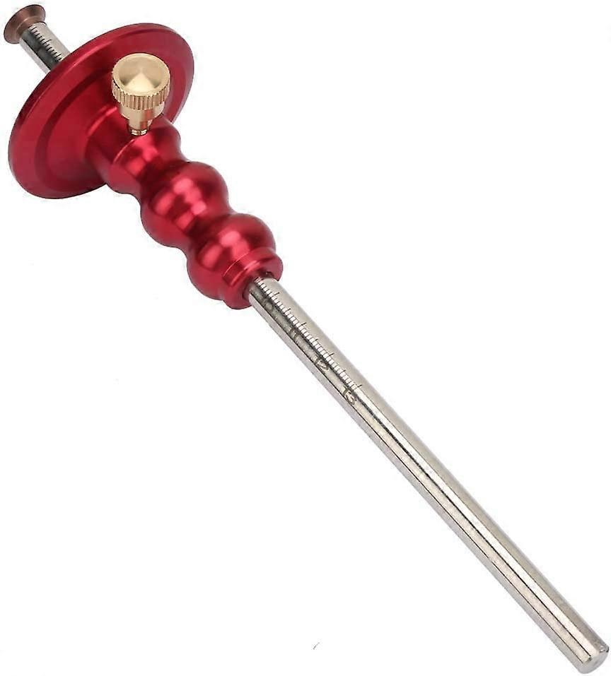 Wheel Marking Gauge, Marking Cutter Gauge Wood Scribe Mortise Gauge Tool with Knurled Knob for Precision Woodworking
