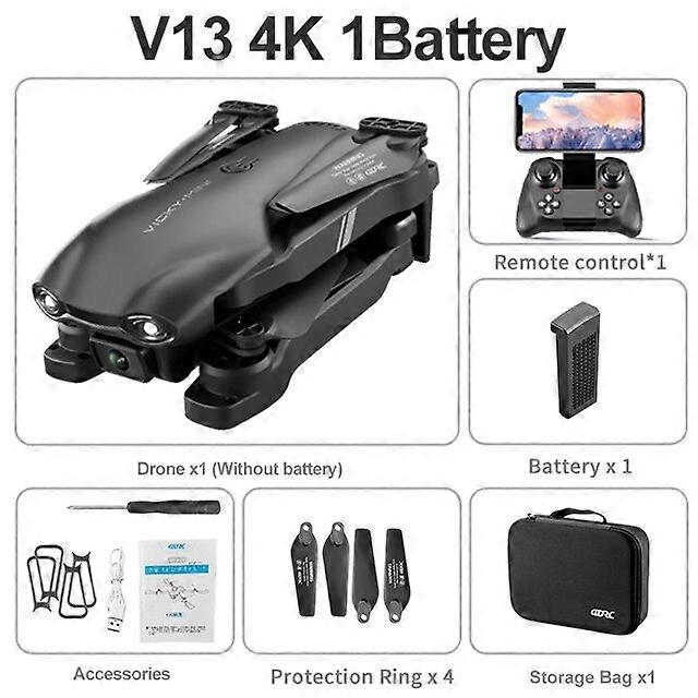 NEW V13ミニドローン4K HDプロフェッショナル、1080Pデュアルカメラ付き2.4G WIFi FPVドロン折りたたみ式RCクワッドコプターギフト玩具ロボット玩具
