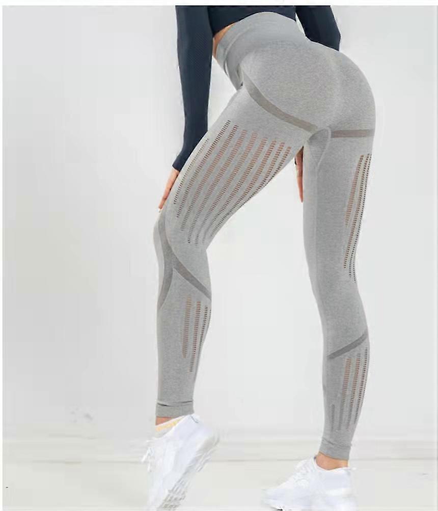 High Waist Hollow Yoga Pants Outer Wear Running Training Leggings High Elasticity Sports Tights