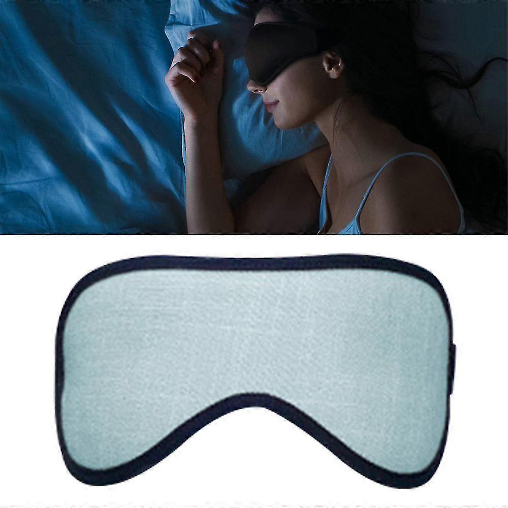 3d memory foam eye mask with ear plug for sleeping,adjustable,blue