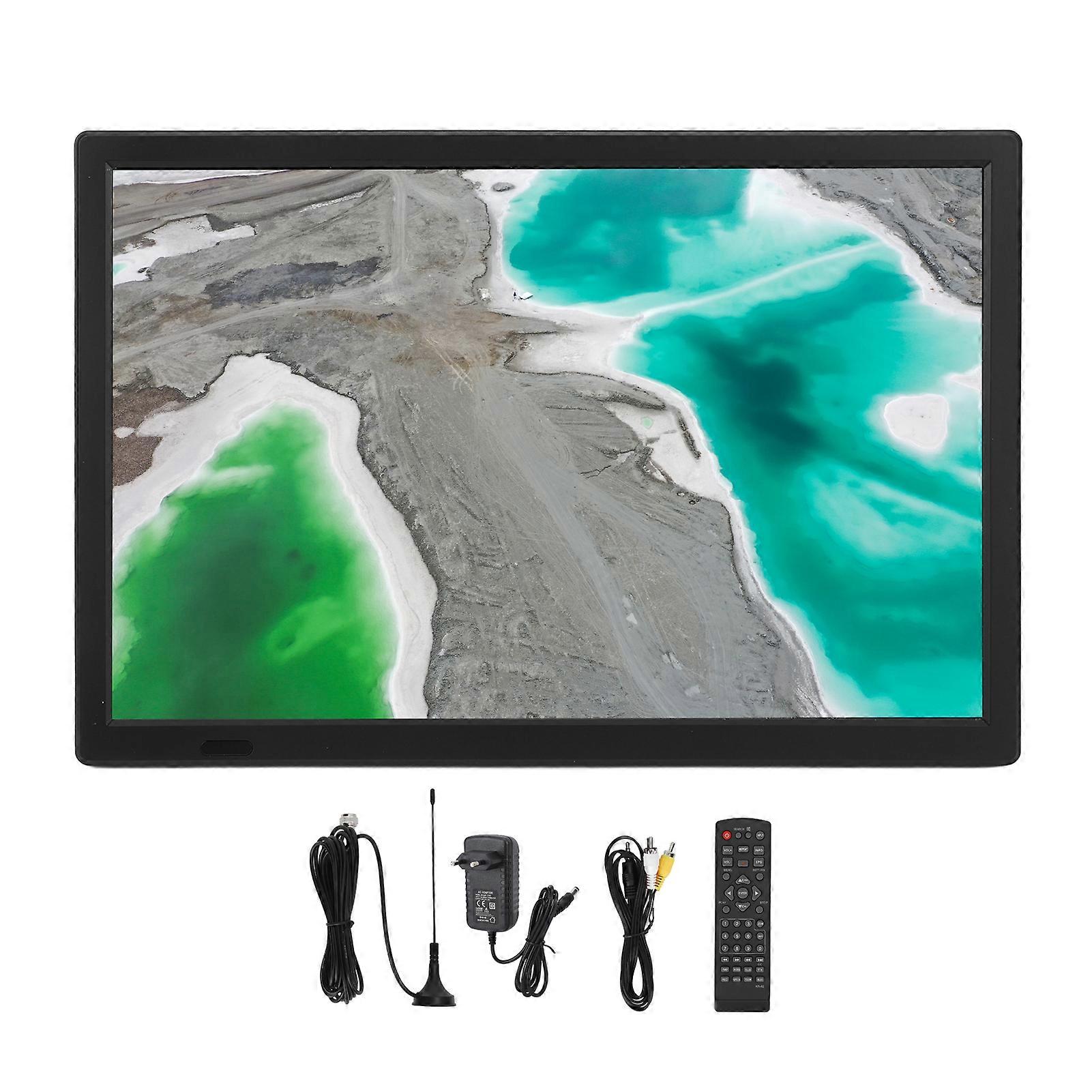 16 Inch Digital Television Intelligent Portable Widescreen LCD Display for Outdoor EU Plug 110220V NO.5701