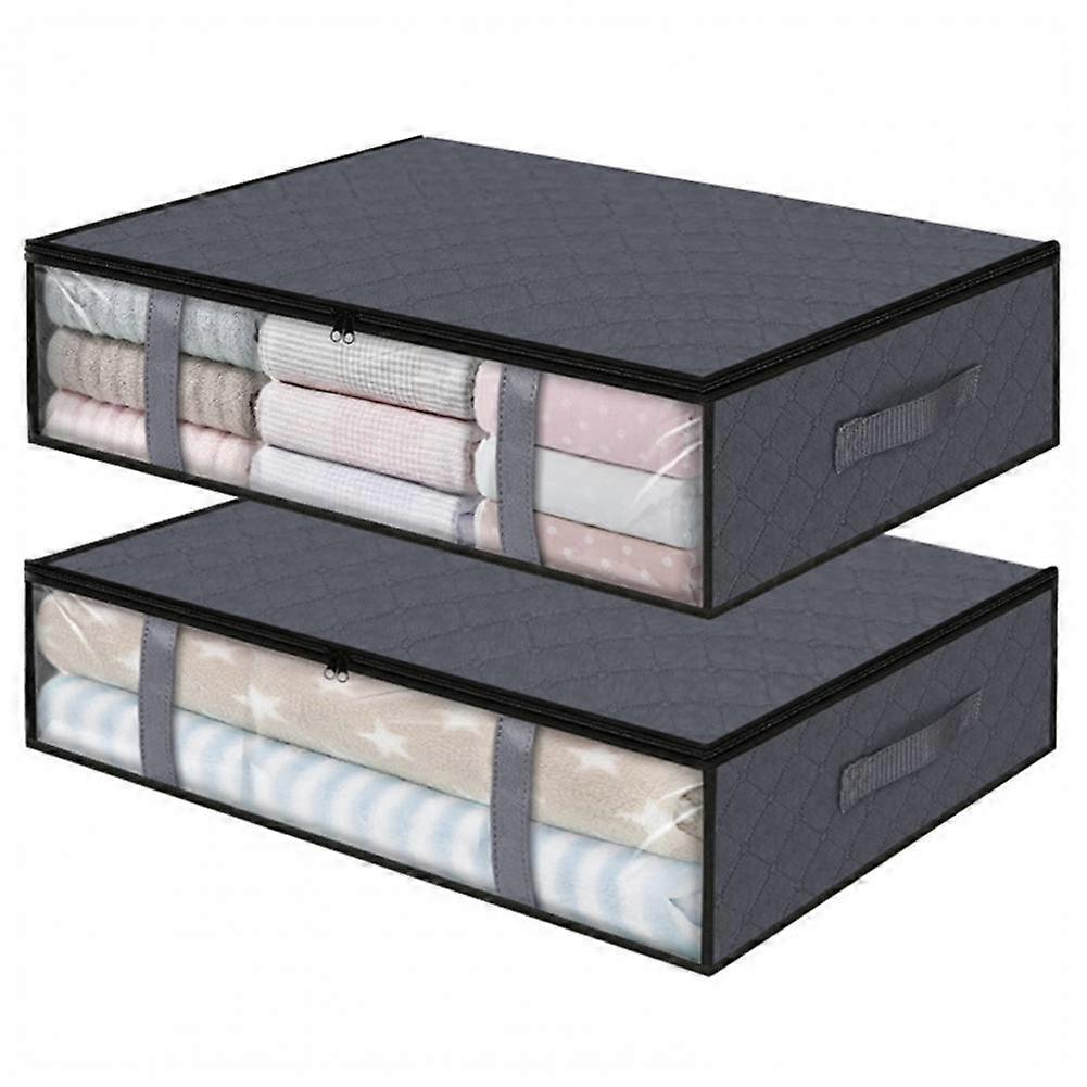 Space-saving Lightweight Under Bed Clothes Storage Bin Closet Organizer