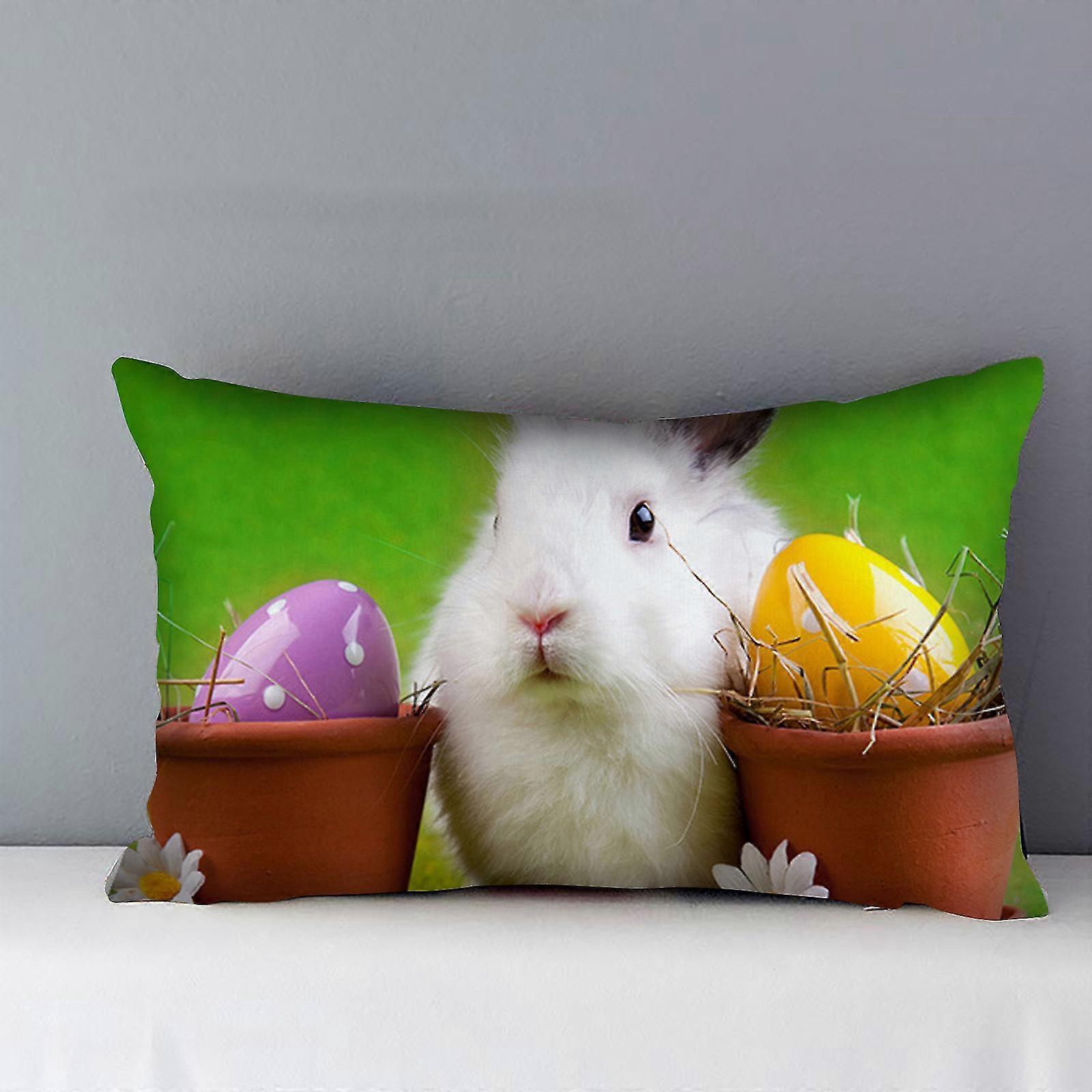 Holiday Ornaments Easter Rectangle Pillow Case Bedroom Sofa Pillow Home Decoration Pillow Case 240675