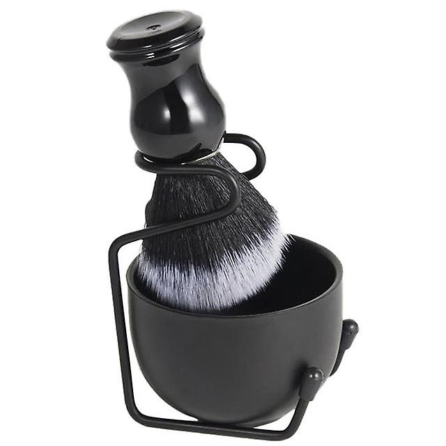 1Set/4pc Men's Shaving Razor /brush Stand Shaver Stainless Steel Holder Stand Kit