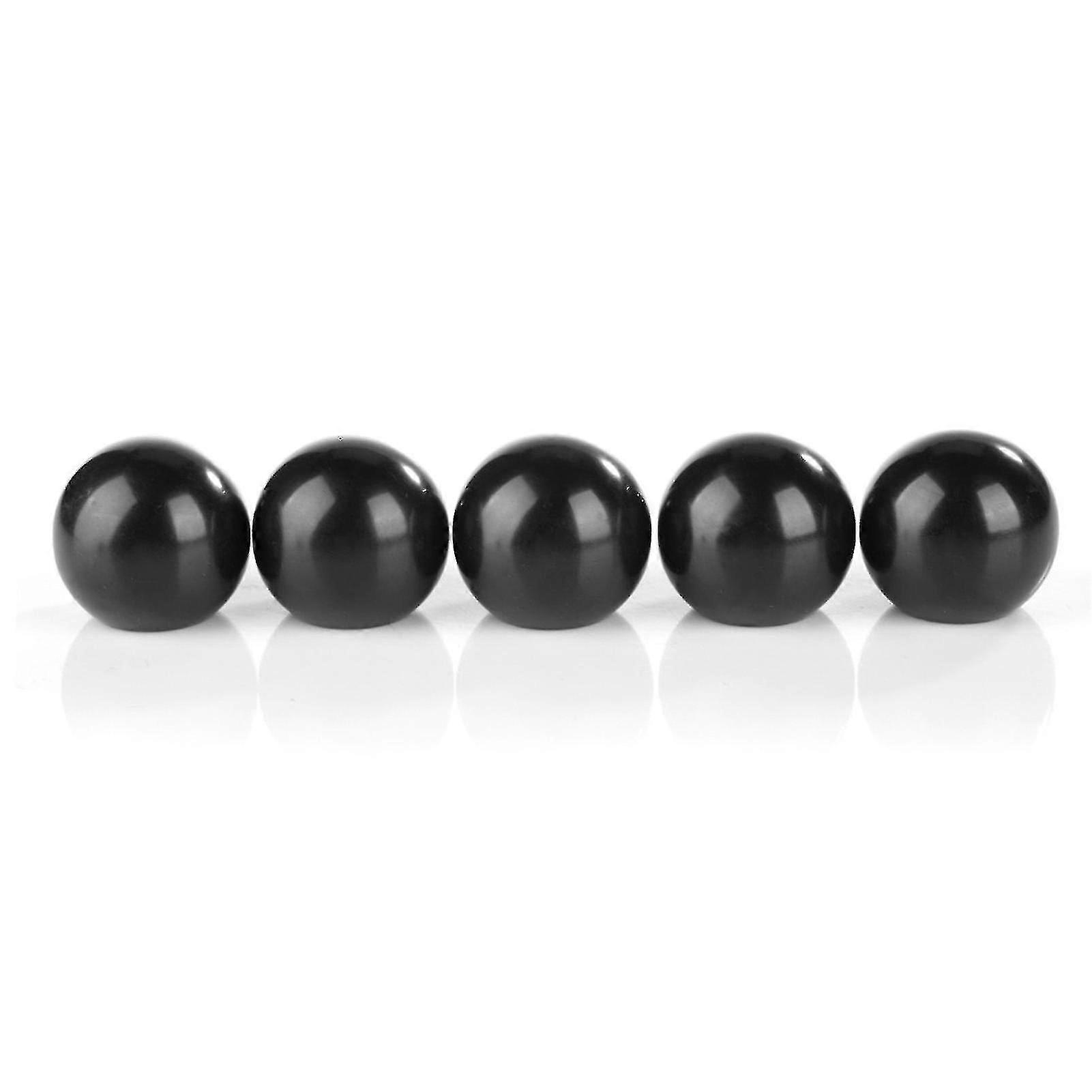 5Pcs Black Round Ball Bakelite Lever Knob M8*32 Machine Tool Replacement