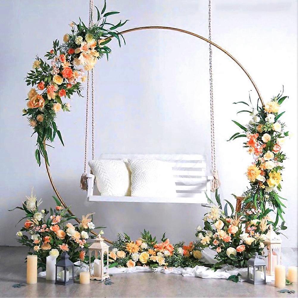 Modern Gold Round Metal Stand Archway Frame for Wedding