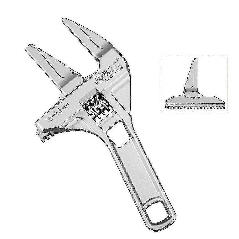 Multifunctional Short Handle Wide Mouth Wrench Adjustable Spanner Hand Tool Jikaix