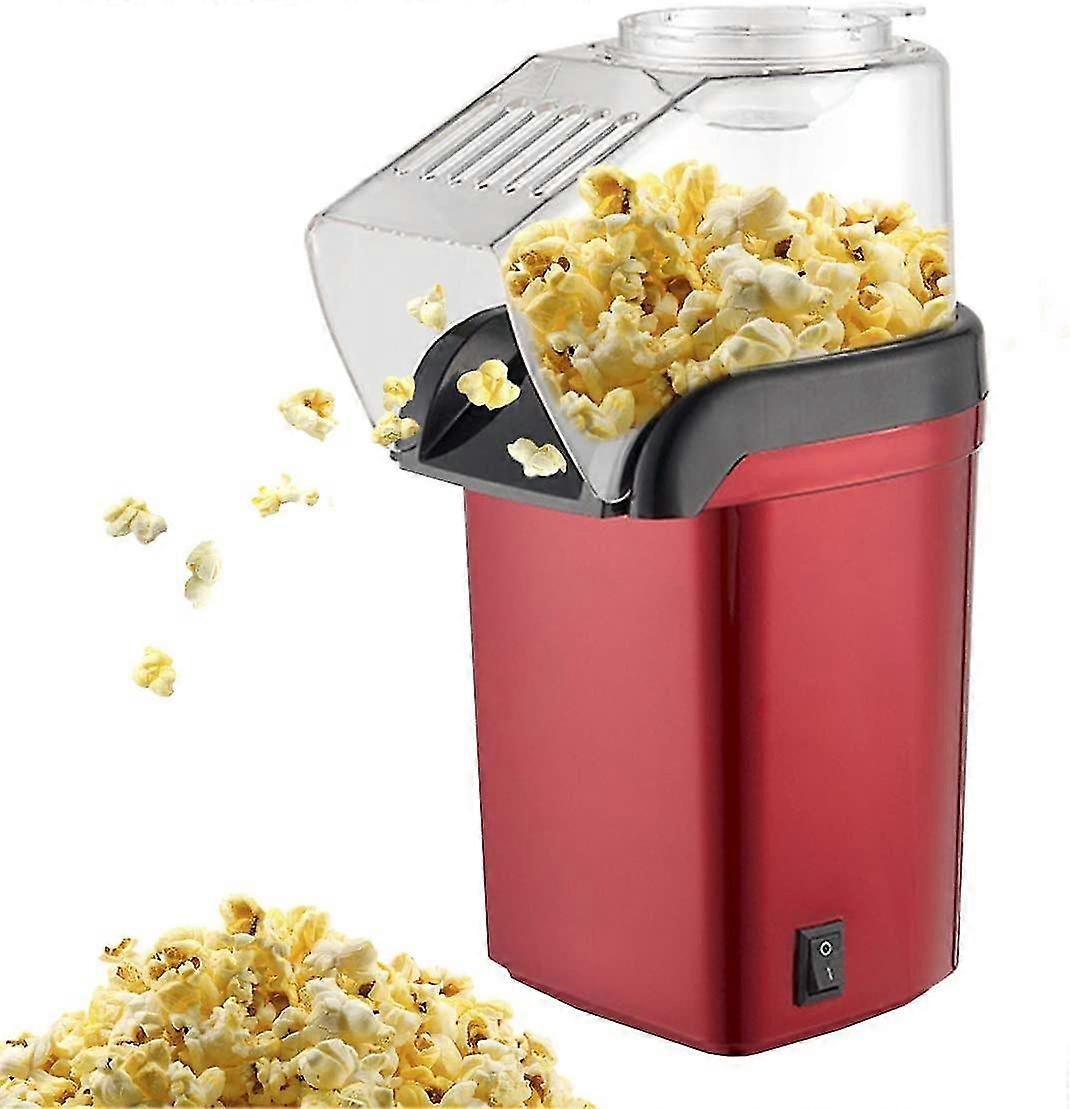Popcorn Machine 1200w Popcorn Machine, Popcorn Machine, Healthy Hot Air Popcorn Maker Oil And Fat Free (red)