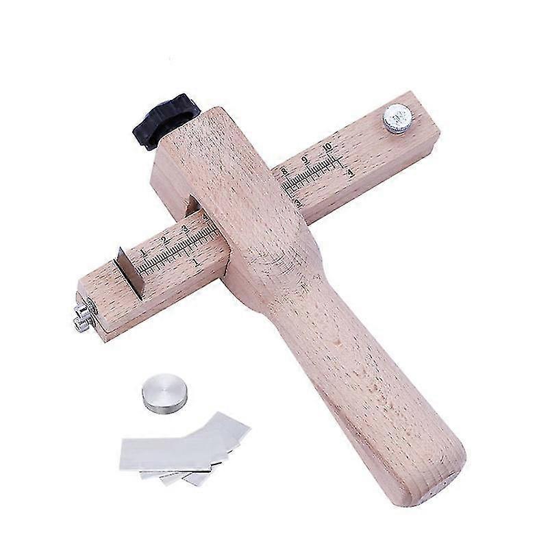 Leather Craf Tool Adjustable Wood Strip And Strap Cutter Leather