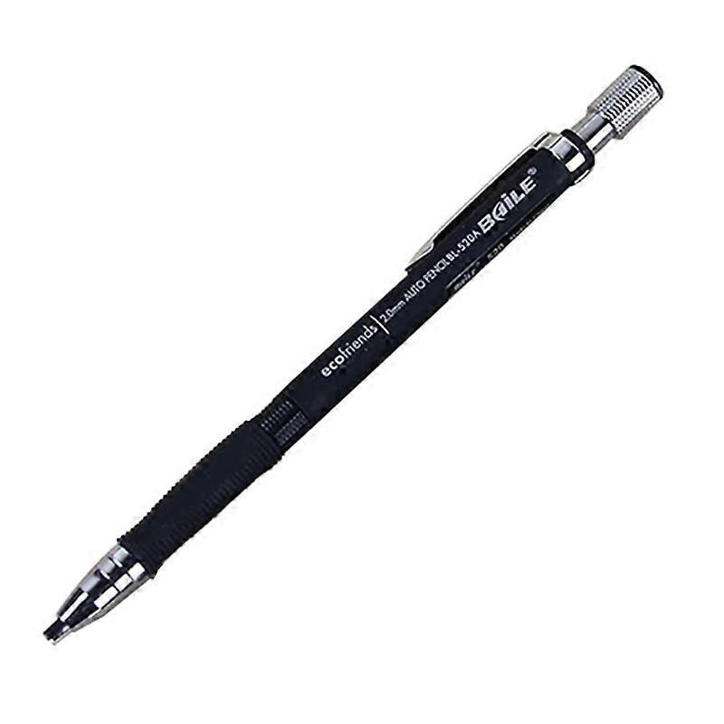 1Pc 2.0mm Black Lead Holder Drafting Drawing Study Stationery Mechanical Pencil