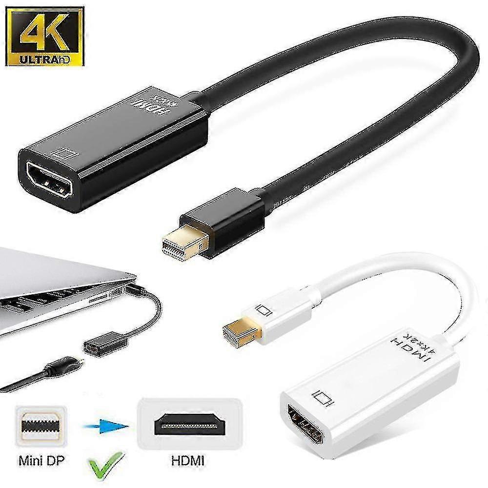 4K ميني ديسبلاي بورت ديب إلى هدمي محول كابل للكمبيوتر المحمول HDTV