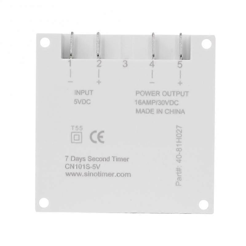 1 Second Interval 5V 12V 24V 110V 220V Digital LCD Timer Switch 7Days Weekly Programmable Time Relay Programmer CN101S