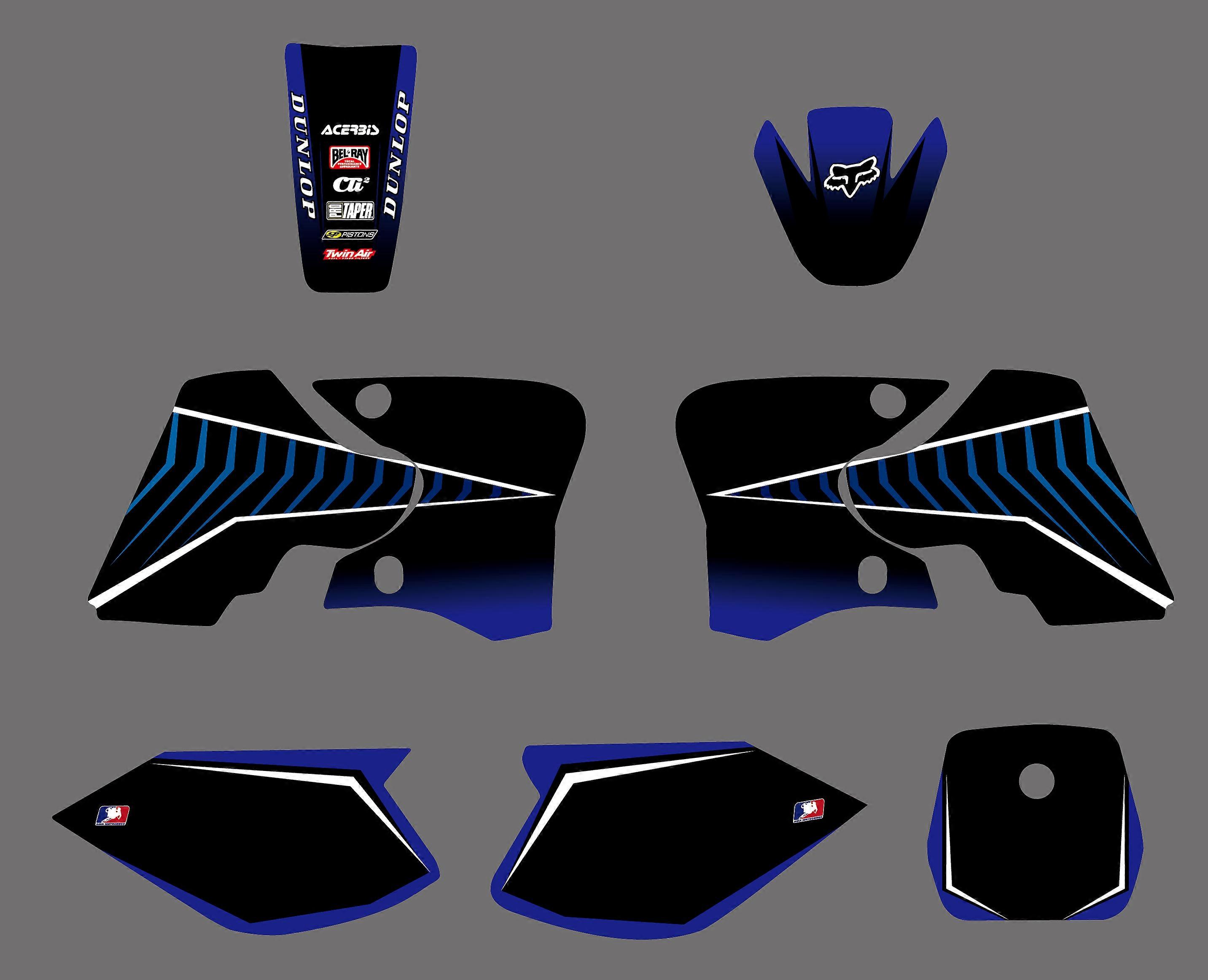 New Team Graphic Background Decal And Sticker Kit For Yamaha TTR90 TTR 90 2000 2001 2002 2003 2004 2005 2006 2007