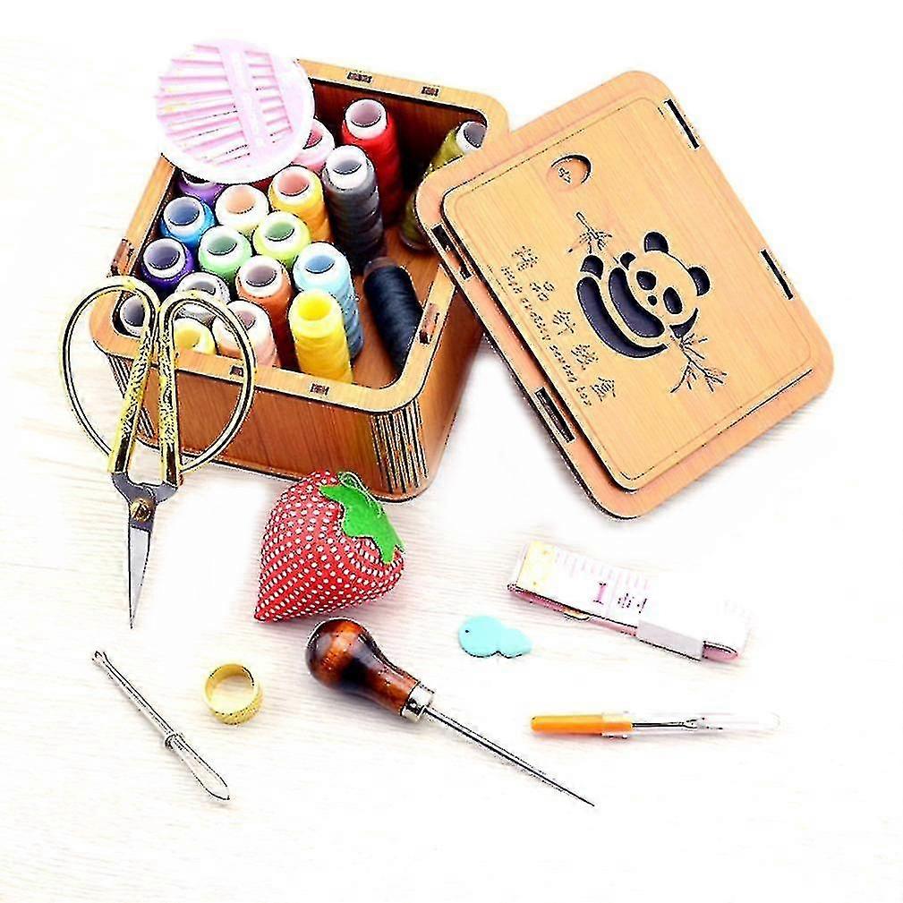 Household Small Sewing Kit Plastic Needle And Thread Tool Box
