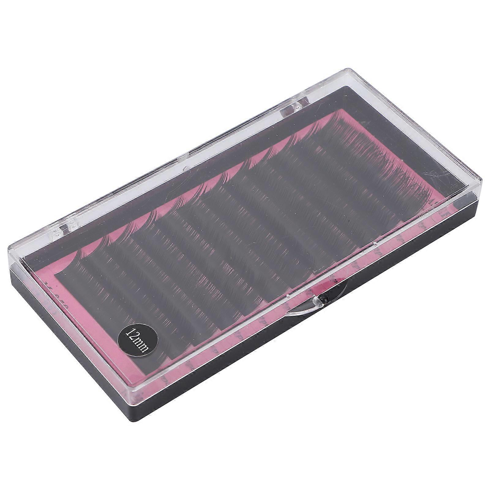 0.1mm C Curl Grafting Extension False Eyelashes Fake Eyelashes Fast Fanning Practice False Eyelashes12mm / 0.47in