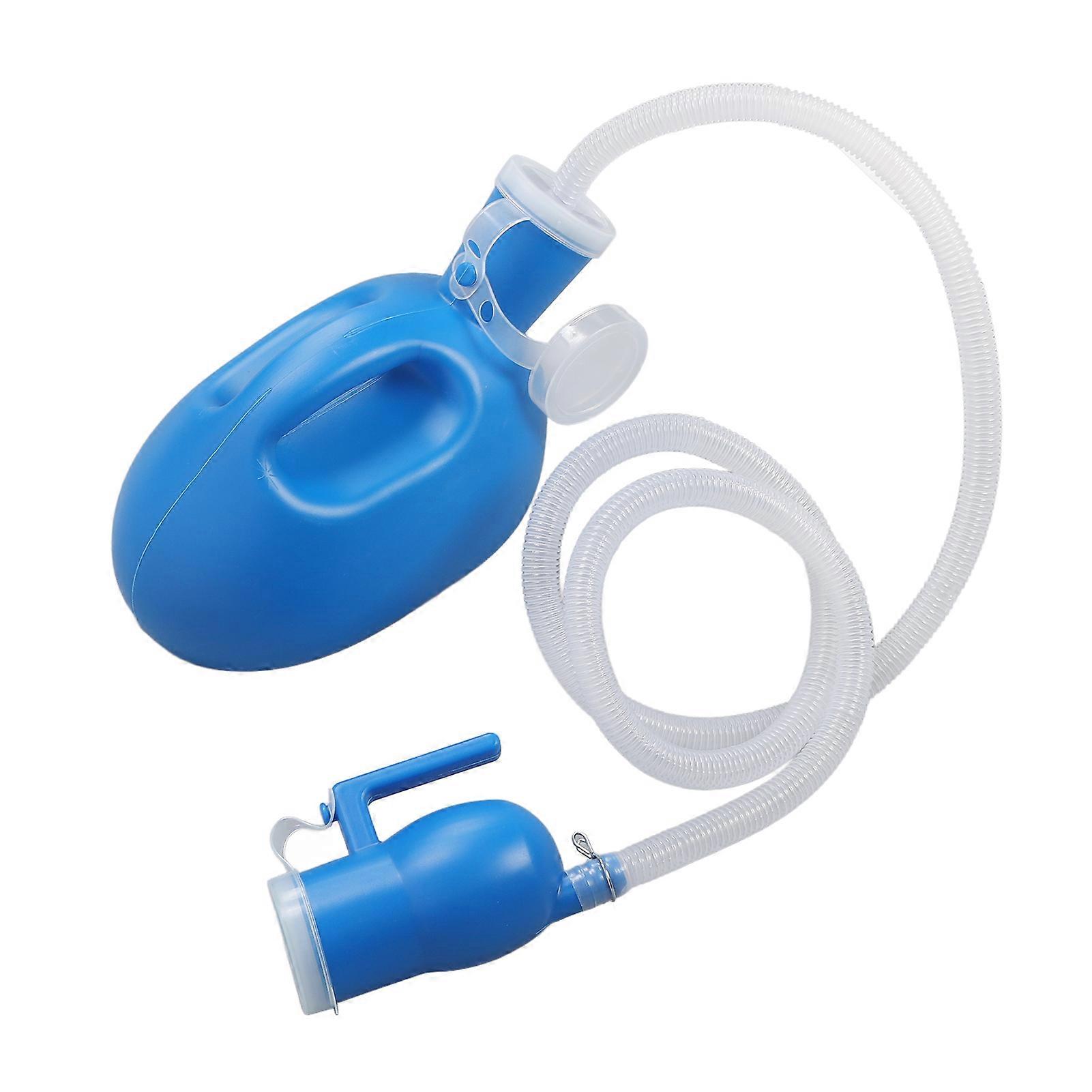 زجاجة البول للرجال كبار السن 2000 مل أنبوب طويل دليل على انسكاب غطاء مختوم انفصال قعادة قعادة بول إبريق