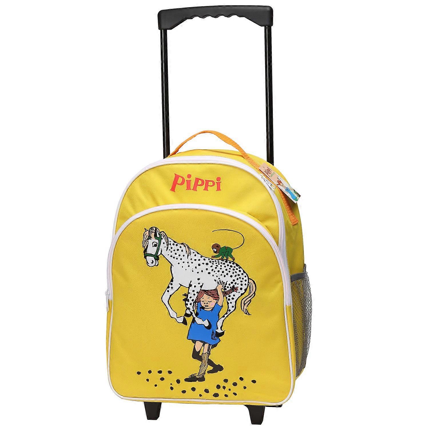 Sac à roulettes jaune