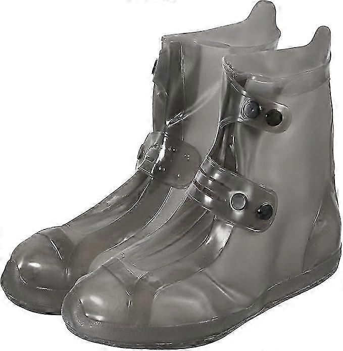 New Waterproof Rain Boot Cover Durable Rain Shoe Covers Easy-on And Easy-off Reusable Foldable Shoe