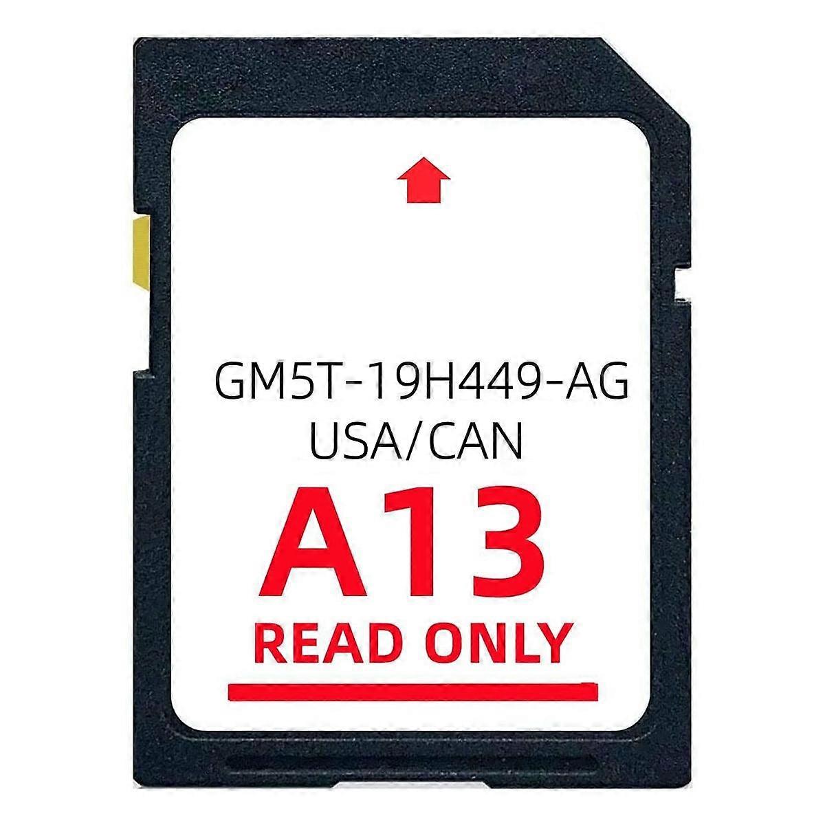 A13 Navigation Card Latest 2022 Navigation Card Maps Sync System Update USA/Canada Maps GM5T-19H449