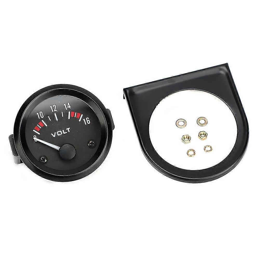 Auto Universele 12V Voltmeter 52mm/2in Voltage Meter Gauge 8-16V Bx100007