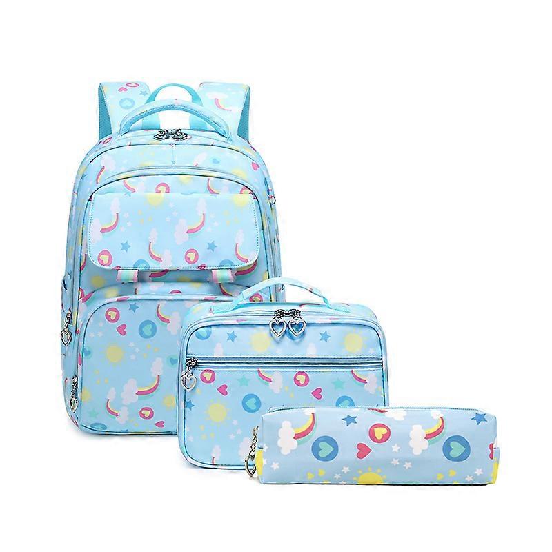 Atuto 3 pcs/set cartable pour filles enfants sac à dos cartables Boîte à lunch adolescente écolier a