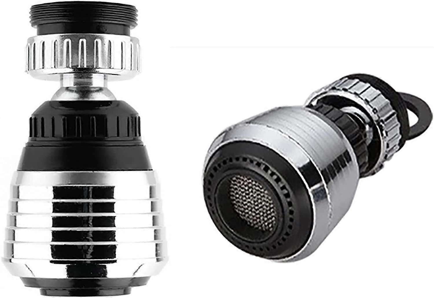 2 Pack 360 Rotate Swivel Water Saving Tap Aerator Diffuser Faucet Nozzle Filter Adapter