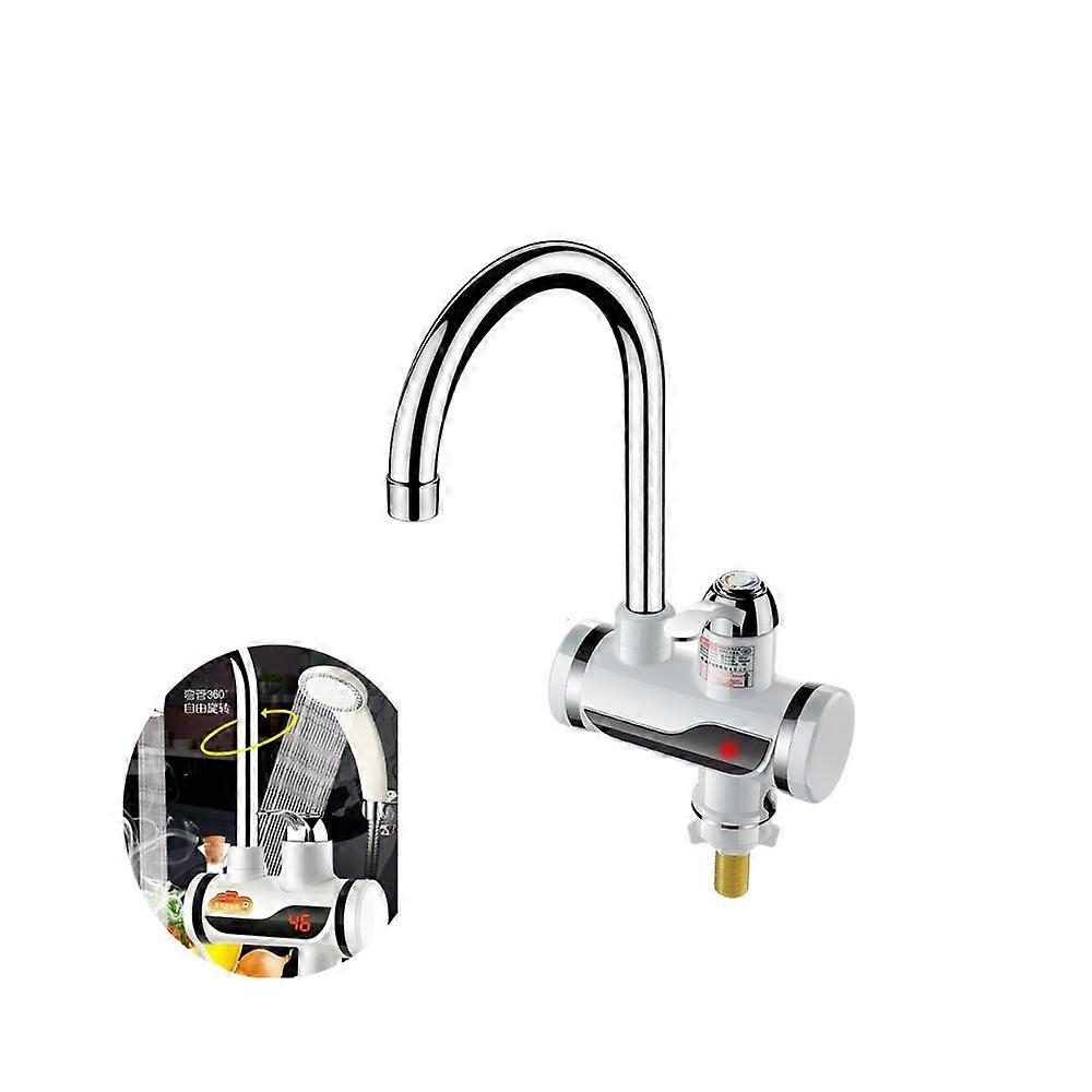 Instant hot kitchen electric faucet digital display 3 seconds fast hot and coldA