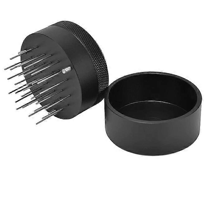 Coffee Dispenser Needle,58 Mm Aluminum Alloy Portable Coffee Dispenser Needle Dispensing Tool Round Bottom Espresso Leveler for Home Brew Coffee